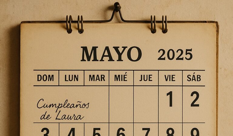 Calendario perpetuo en Excel