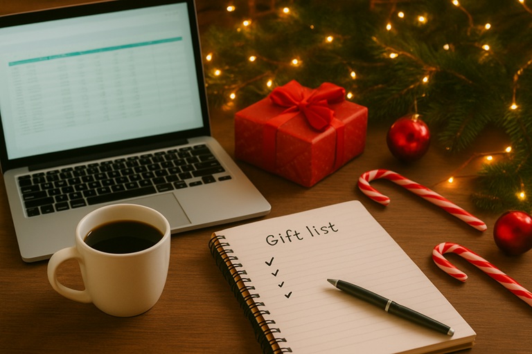 Planeando los regalos sorpresa para la Navidad
