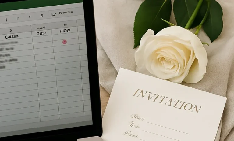Plantilla Excel para gestionar invitados de boda con organización de asistentes